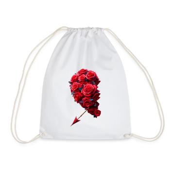 Partenaire du cœur gauche - Sac de sport léger - blanc - Devant