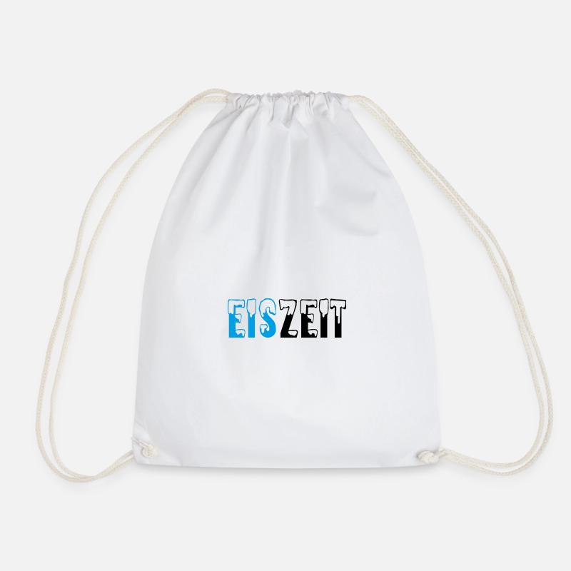 Eiszeit Schriftzug - Turnbeutel - Weiß