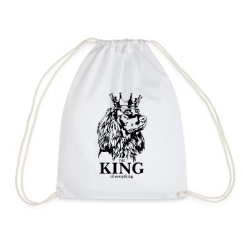 Deutsch Langhaar King of everything Hund Wilsigns - Turnbeutel - Weiß - Vorne