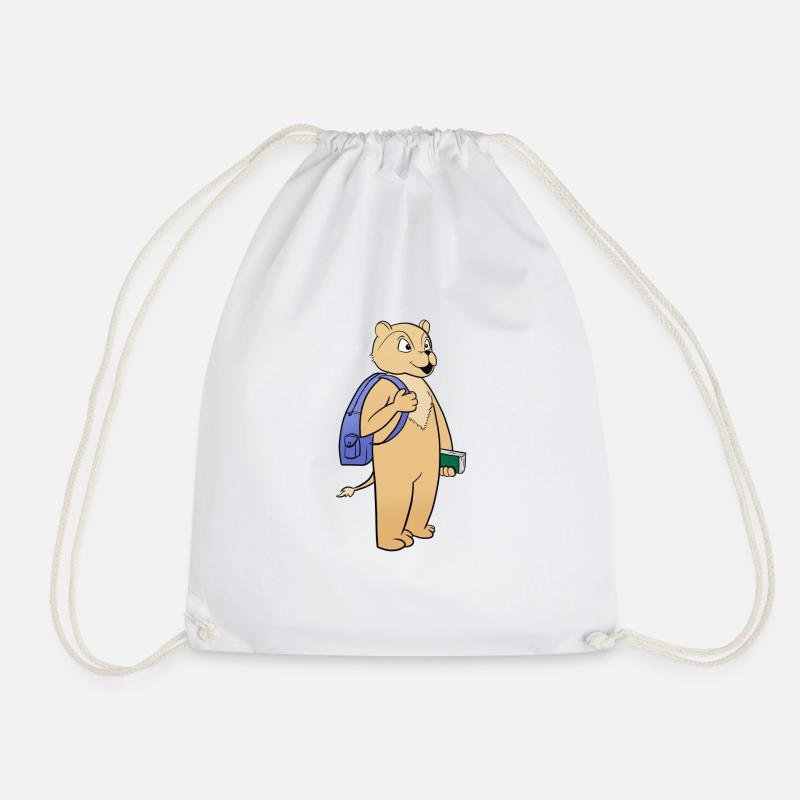 Lion - Sac de sport léger - blanc