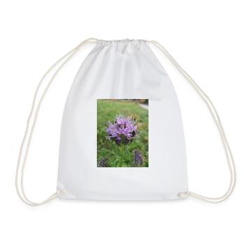 Flower, Nature, - Drawstring Bag - white - Front