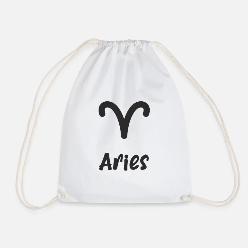 RAM - Drawstring Bag - white
