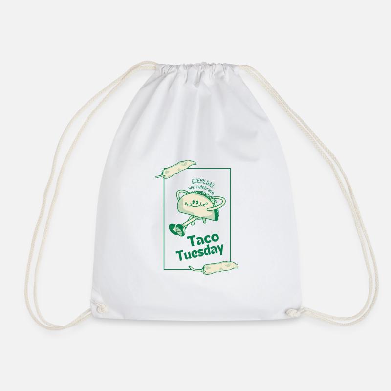 Taco Tuesday is Everyday - Turnbeutel - Weiß