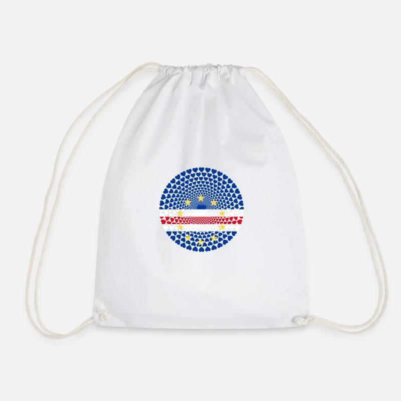 Cap-Vert / Cap Vert / Cabo Verde Amour Mandala - Sac de sport léger - blanc