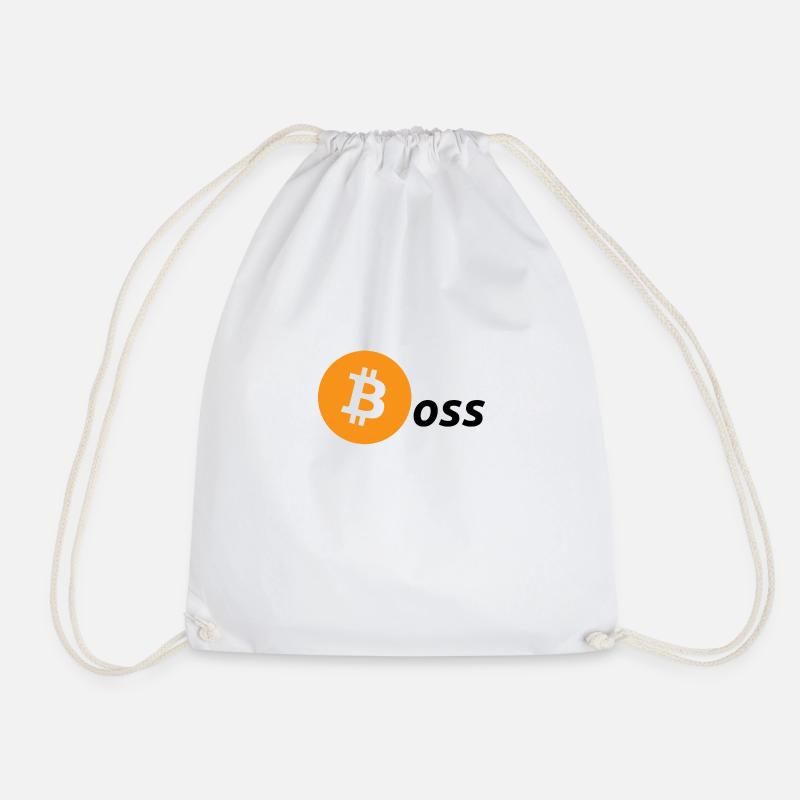 Bitcoin Boss - Turnbeutel - Weiß
