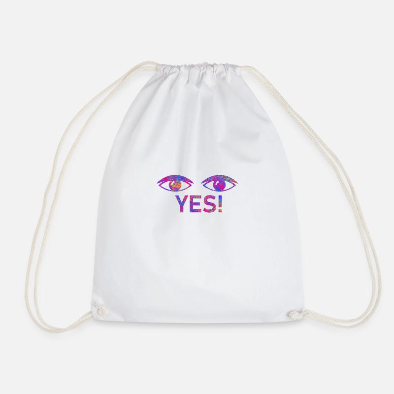 SAY YES - Turnbeutel - Weiß
