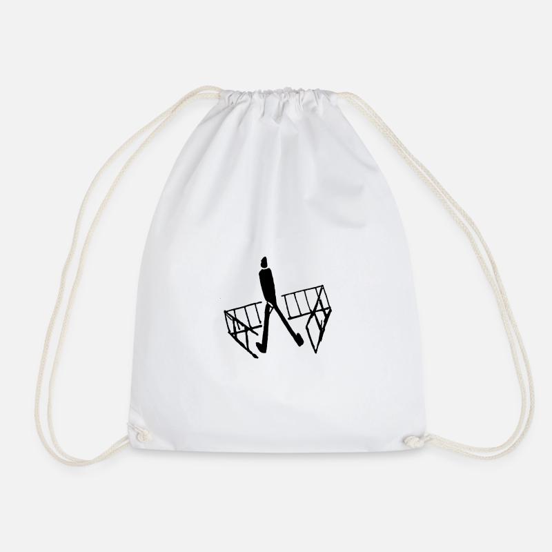 Franz Kafka - Between bars - Drawstring Bag - white