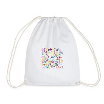 Zahlen_Schule - Sac de sport léger - blanc - Devant
