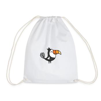 Tukan Vogel Caraïbes - Sac de sport léger - blanc - Devant