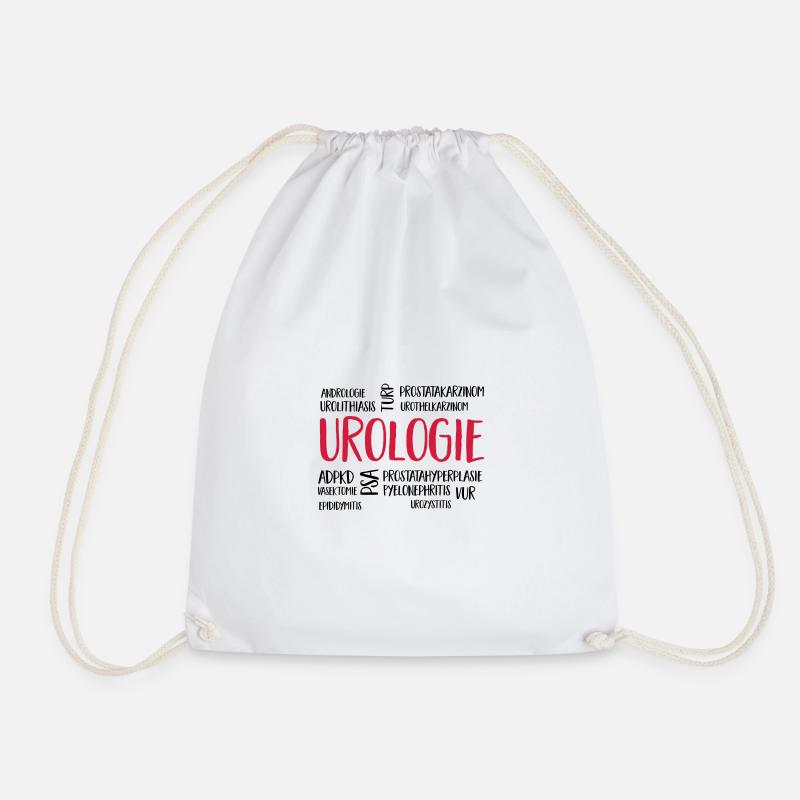 urologiecloud - Turnbeutel - Weiß