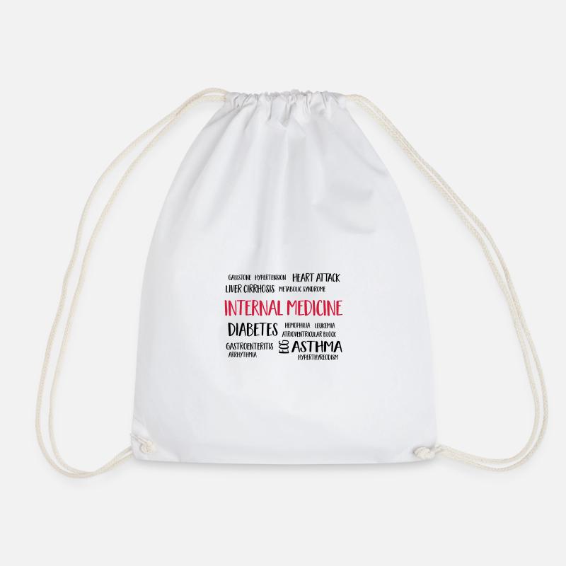 médecine interne - Sac de sport léger - blanc