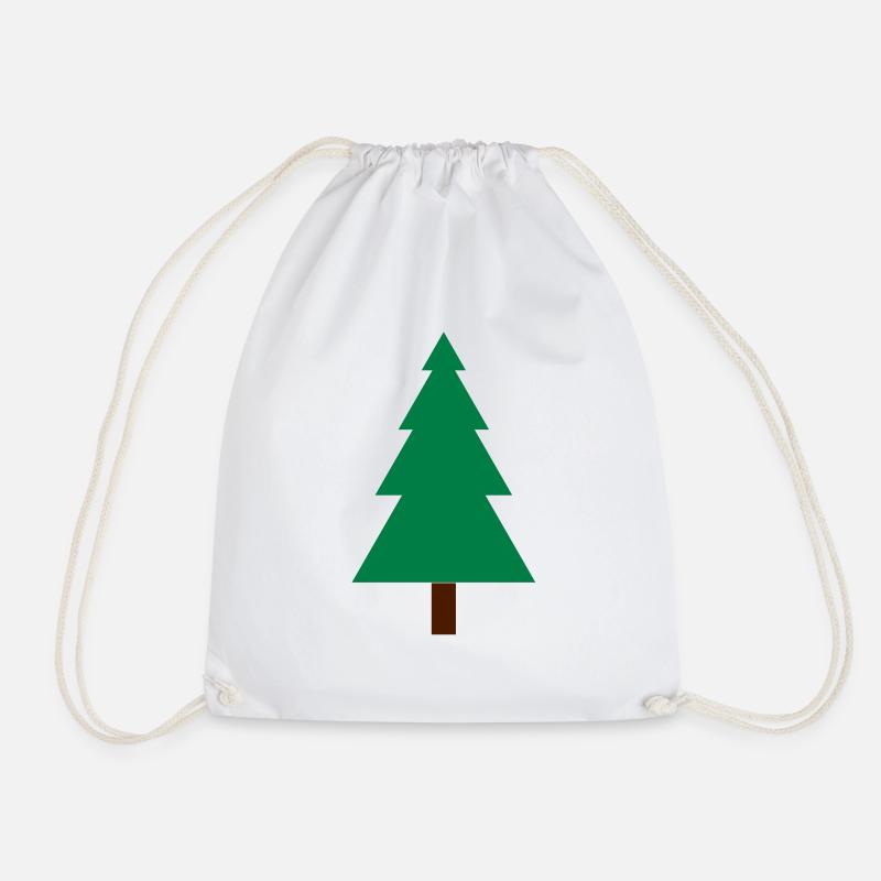 Tannenbaum - Turnbeutel - Weiß