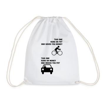 Fonctionne sur la graisse et vous permet - Sac de sport léger - blanc - Devant