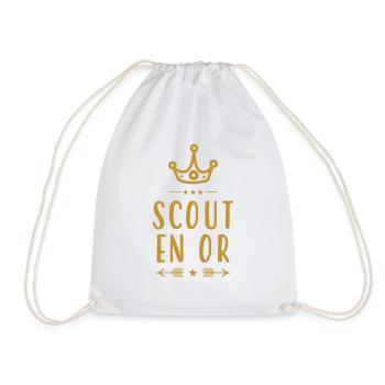 Scout en or - Sac de sport léger - blanc - Devant