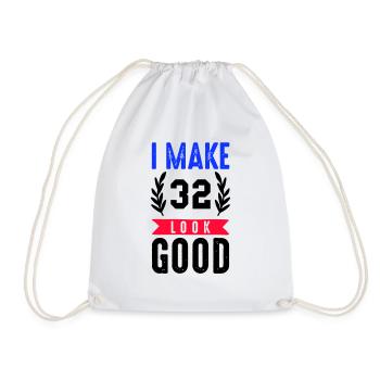 Belle apparence 32 - Sac de sport léger - blanc - Devant