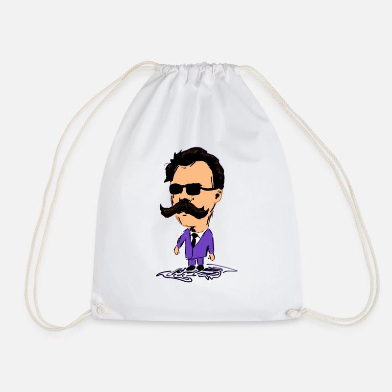 Nietzsche - Turnbeutel - Weiß