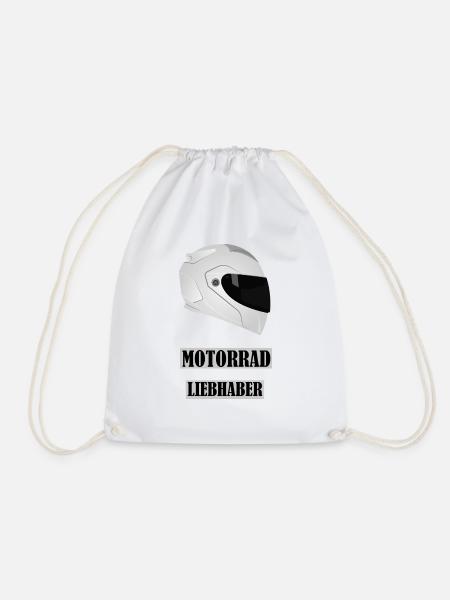 Motorrad Liebhaber - Turnbeutel - Weiß