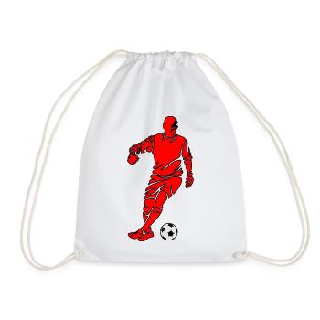 Soccer - Turnbeutel - Weiß - Vorne
