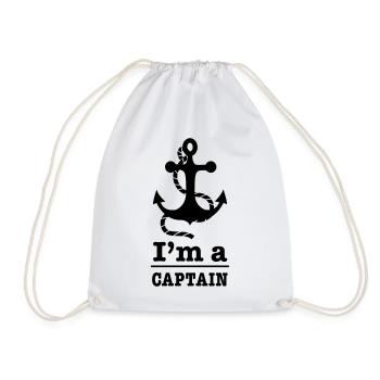 capitaine - Sac de sport léger - blanc - Devant