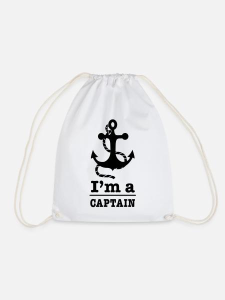 captain Kapitän - Turnbeutel - Weiß