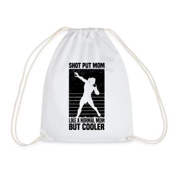 Lancer de poids - Sac de sport léger - blanc - Devant