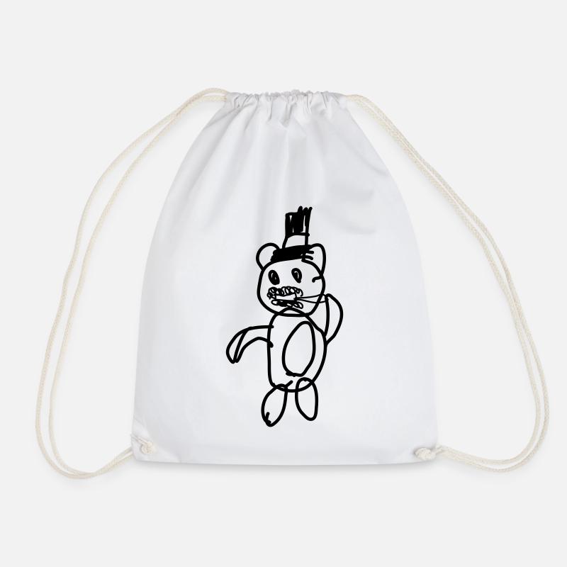 Toothbrush Teddy - Turnbeutel - Weiß