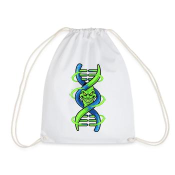 Dämonische DNA-Doppelhelix - Turnbeutel - Weiß - Vorne
