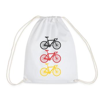 Fahrrad Radsport Deutschland - Turnbeutel - Weiß - Vorne