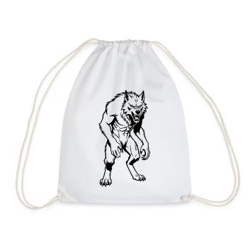 Loup-garou - Sac de sport léger - blanc - Devant