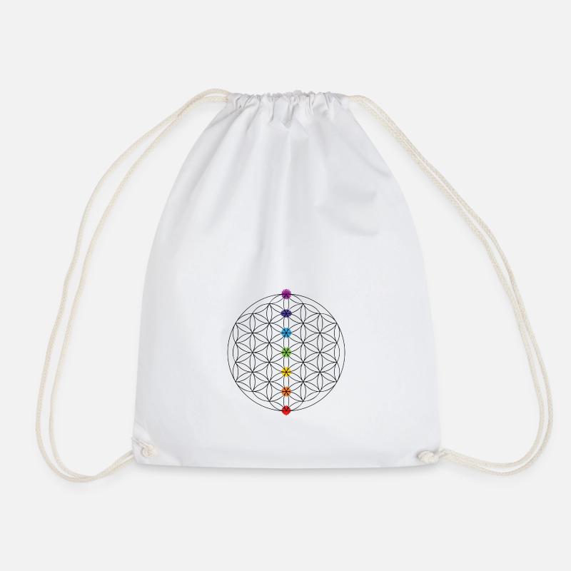 La fleur de vie - Sac de sport léger - blanc