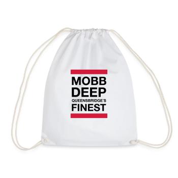 Mobb Deep - Drawstring Bag - white - Front