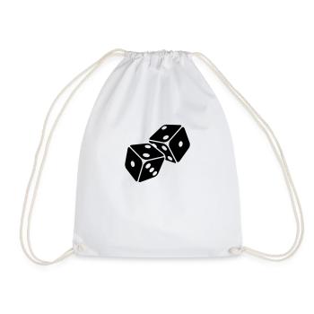 Dice 2er Pasch - deux Pasch - Sac de sport léger - blanc - Devant