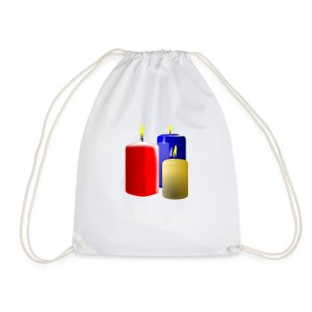 christma s197 - Drawstring Bag - white - Front