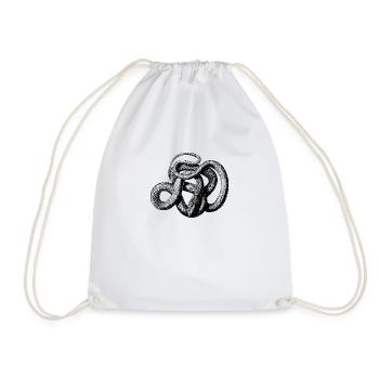 serpent - Sac de sport léger - blanc - Devant