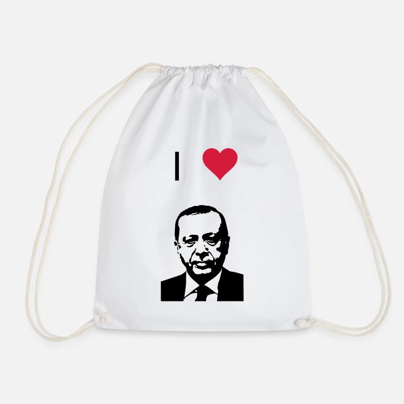 Recep Tayyip Erdoğan - Turnbeutel - Weiß