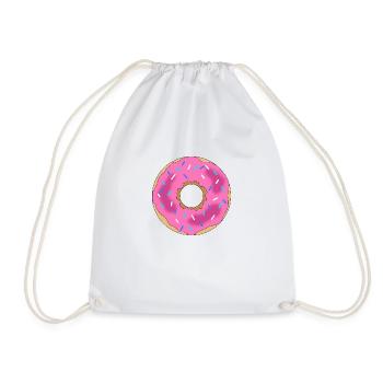 Donut - Turnbeutel - Weiß - Vorne