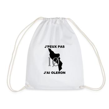 J'peux pas j'ai Oléron - Sac de sport léger - blanc - Devant