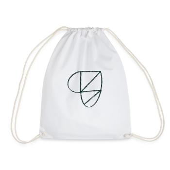 Herz Design - Turnbeutel - Weiß - Vorne