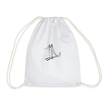 Pont autoroutier - Sac de sport léger - blanc - Devant