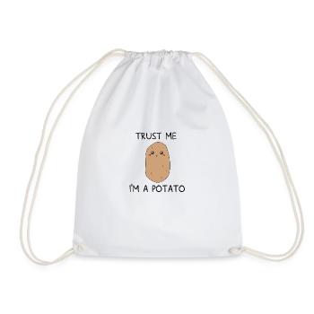 Trust me I'm a Potato - Turnbeutel - Weiß - Vorne