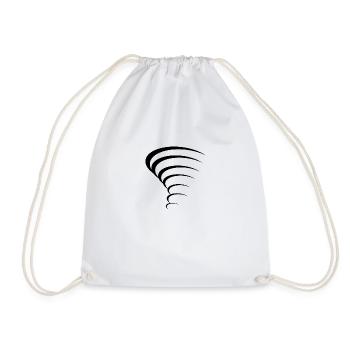 Conception de tornade - Sac de sport léger - blanc - Devant