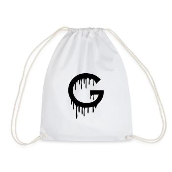 buchstabe G - Turnbeutel - Weiß - Vorne