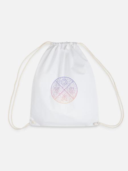 Yoga Yogi Namaste Design - Turnbeutel - Weiß
