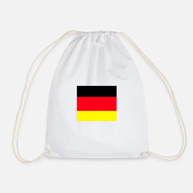 Germany - Drawstring Bag - white