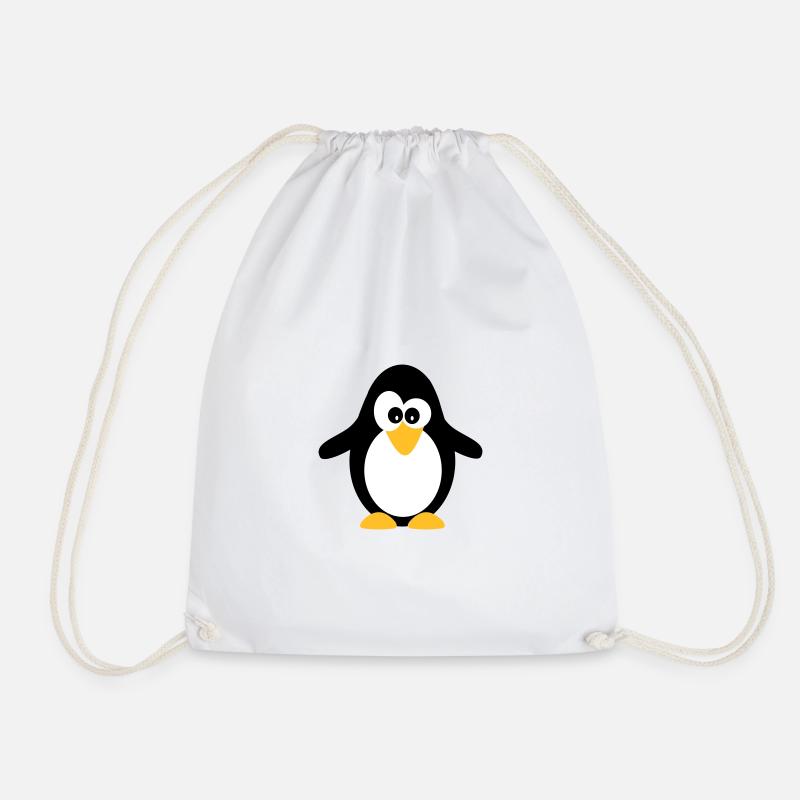 Pinguin - Turnbeutel - Weiß