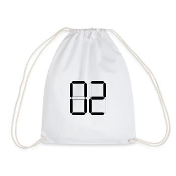 NUMÉRO 02 Zero Two Cadeau d’anniversaire numérique - Sac de sport léger - blanc - Devant