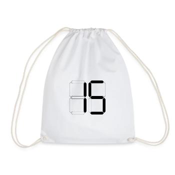 NUMÉRO 15 Quinze Cadeaux d’anniversaire numériques - Sac de sport léger - blanc - Devant