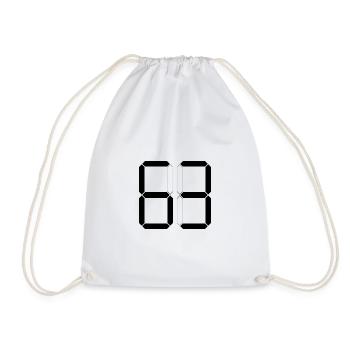 NUMÉRO 63 Soixante-trois Cadeaux Numériques - Sac de sport léger - blanc - Devant