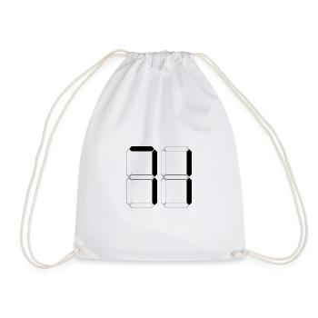 NUMÉRO 71 Soixante-et-onze Cadeaux Numérique - Sac de sport léger - blanc - Devant