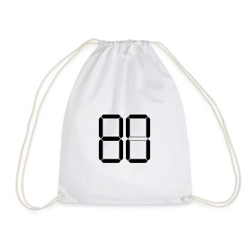 NUMÉRO 80 Quatre-vingts Cadeaux Numériques - Sac de sport léger - blanc - Devant